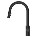 1/2" NPSM 16-3/8" Metal Matte Black 1-Handle Stellen Series Pull-Down Kitchen Faucet | PPFLG529SAB