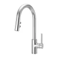 1/2" NPSM 16-3/8" Metal Polished Chrome 1-Handle Stellen Series Pull-Down Kitchen Faucet | PPFLG529SAC
