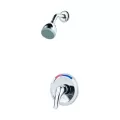 1/2" NPSM 2-19/32" Zinc Polished Chrome Standard 1-Handle Pfirst Series Shower Only Trim | PPFLG890200