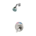 1/2" NPSM 2-19/32" Zinc Brushed Nickel Standard 1-Handle Pfirst Series Shower Only Trim | PPFLG89020K