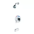 1/2" NPSM 2-13/32" Zinc Polished Chrome 1-Handle Pfirst Series Tub and Shower Trim | PPFLG890300