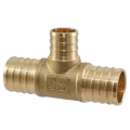 1" x 1" x 3/4" PEX Lead-Free Bronze NP11R-LF Series Insert Tee | PXFT131BZ