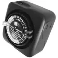 3" x 2-1/4" x 3" For Outdoor Rated Low Voltage Lighting Systems Mechanical Timer