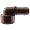 17 mm x 1/2" Barb x FPT Low Profile Elbow Adapter | RBXXFFFA050