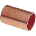 2" Solder Cup Copper 600DS Series Domestic with Dimpled Tube Stop Coupling | SFCUN020