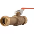 1" Slip DZR Lead-Free Forged Brass Ball Valve | SHBBV010