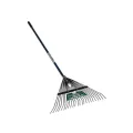Steel 54" Aluminum Handle 24 Tines Pro-Grade Spring Brace Rake | STR40905