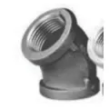 2" Female Threaded Black Malleable Iron 45 Degrees Elbow | TFB45F020