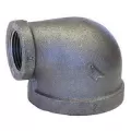 1-1/4" x 1" FNPT Black Malleable Iron 90 Degrees 1101R Series Domestic Elbow | TFB90F168D