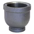 2" x 1" FNPT Black Malleable Iron 1125 Series Domestic Reducing Coupling | TFBBR249D