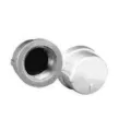 3/8" Female Threaded Black Malleable Iron Cap | TFBC003