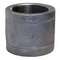 3/4" FNPT Black Malleable Iron 1121 Series Domestic Coupling | TFBCP007D