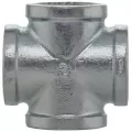1" FPT Galvanized Malleable Iron Cross | TFGCR010