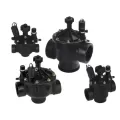 2" FNPT Plastic 20 - 220 psi P-220 Series Inline Electric Globe/Angle Valve | TOLP2202698
