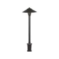 3 W Bi-Pin G4 2700K LED Powder Coated Black Solid Brass Low Voltage Path Light | TSCB302BLK
