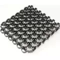 19.7" x 19.7" HDPE Black Bodpave 85 Series Porous Paving Grid | TYP057580