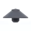 6.25" x 3.5" Weather-Resistant Polyester Powder Coated Black Heavy-Duty Cast Aluminum For 12 V Path Lights Universal Shade