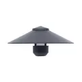6.25" x 3.5" Weather-Resistant Polyester Powder Coated Black Heavy-Duty Cast Aluminum For 12 V Path Lights Universal Shade