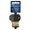 5/8" Stainless Steel And Ed Zinc/Brass Super Heavy-Duty Series With Clamp Male Hose Mender |  HR-58M