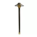 2 W GU5.3 3000K T3 LED Weathered Brass Solid Brass Odyssey Series Area Light | UNIC612L2