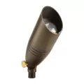 8 W GU5.3 MR-16 3000K LED Weathered Brass Solid Cast Brass Odyssey Series Uplight | UNIPULS12L830