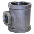 2" x 2" x 1" FNPT Black Malleable Iron Schedule 40 1105R Series Domestic Tee | TFBT249D