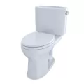 18-1/2" x 16" x 16-1/8" Vitreous China Cotton White Elongated Front Drake II Series Toilet Bowl | TOTC454CUFG01
