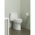 28-3/8" x 16-5/8" x 28-3/4" Vitreous China Cotton White 1-Piece UltraMax II Series Toilet | TOTMS604114CEFG