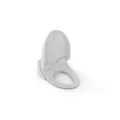 20-7/8" x 15-3/8" Cotton White Plastic Washlet C200 Series Elongated Front with Cover Bidet Seat | TOTSW204401