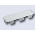 0.86" White Internal End Cap | VCIREC26W