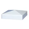 1-3/4" Vinyl Almond Long Lip Pyramid Horse Post Cap | VCOSPC4A