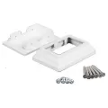 Vinyl White Eclipse Rail Bracket | VECLBS2312W