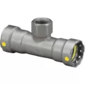 1" x 1" x 1/2" Press x Press x FPT Carbon Steel 6617.2 Series Tee | VGA25411