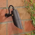 20 W Halogen Black Die-Cast Aluminum Landscape Series Long Shroud Low Voltage Specialty Wall Light | VISDL2236B