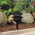 10 W Ceramic T3 Halogen Black Die-Cast Aluminum Landscape Series Path Light | VISPR6222B