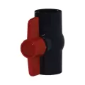 1" IPS Slip Gray PVC Ball Valve | VLPSCH80BV010S