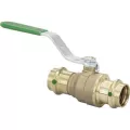 1-1/4" Press Lead-Free Bronze 200 psi 2971.1ZL Series 2-Piece Ball Valve | VGA79935