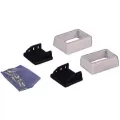 Vinyl White 2-Piece Covered Handrail Bracket Kit | VH2312BKC2PCW