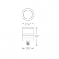 4.1 W 3000K LED Stainless Steel 2011 Series In-Ground Slim Round Well Light | WAC201130SS
