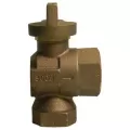 3/4" FNPT Lead-Free Brass 74644BF Series Reduced Port Angle Ball Valve Curb Stop | MCD5149064