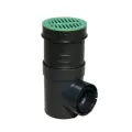 6" Round Polystyrene Black Riser | NDS101R