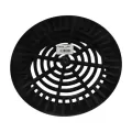 10" Round HDPE Black Flat Grate | NDS1040