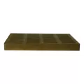 12" x 12" Square Brass Flat Grate | NDS1230B