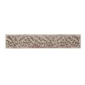 24" Rectangular HDPE Sand Decorative Botanical Grate | NDS252S