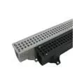 3.42" x 3.89" ABS Gray For Ductile and Skinny Trench Channel Drains Closed End Cap | PLKPL90861CEG