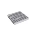 12" x 12" Square Polyethylene Black Grate | DRT1202SDB