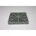 9" Square Polypropylene Black Drain Grate | DUR094SF