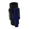 1" IPS Black/Blue PVC Lo-Torque Series Ball Valve | KBILT1000T