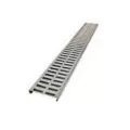 24" Rectangular Steel Gray Channel Grate | NDS254
