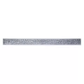 36" Rectangular Polypropylene Black Mini Decorative Botanical Channel Grate |  554